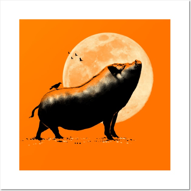 barking pig Wall Art by barmalisiRTB